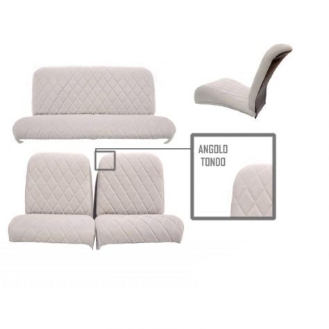 kit rivestimenti anteriori separati e panca posteriore 2CV CHARLESTON - Nuovi