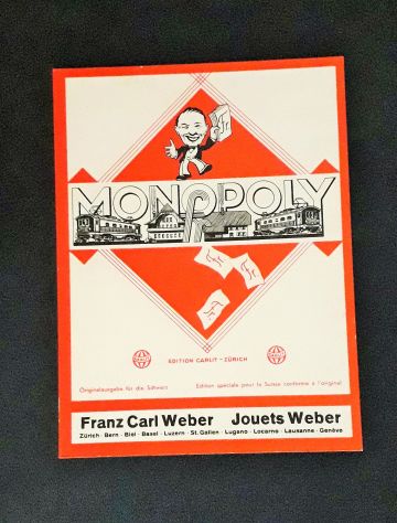 Monopoly Carlit Zurich anni '50 da Collezione Edizione originale per la Svizzer