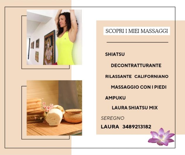 Massaggi kalari, shiatsu, decontratturante, californiano, mridu, ampuku. - Foto 5 Tel:3489213182