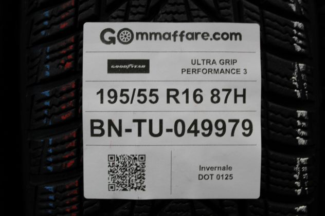 Goodyear UltraGrip 195/55 R16 usate x4 - Foto 8