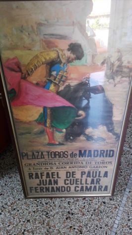 LOCANDINA ORIGINALE CORRIDA MADRID 1990-