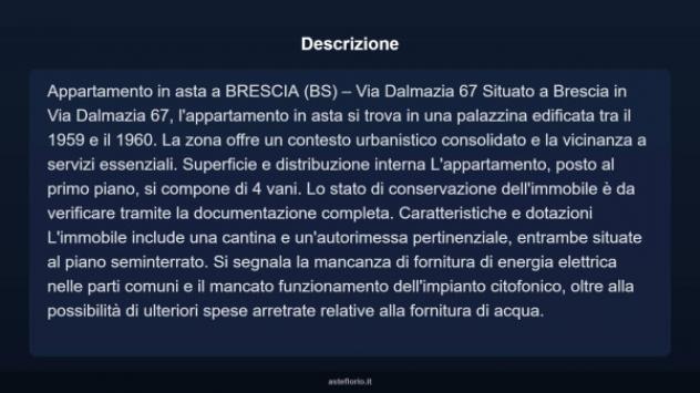 Immobile in asta di 75 m², box auto in vendita a Brescia - Foto 3