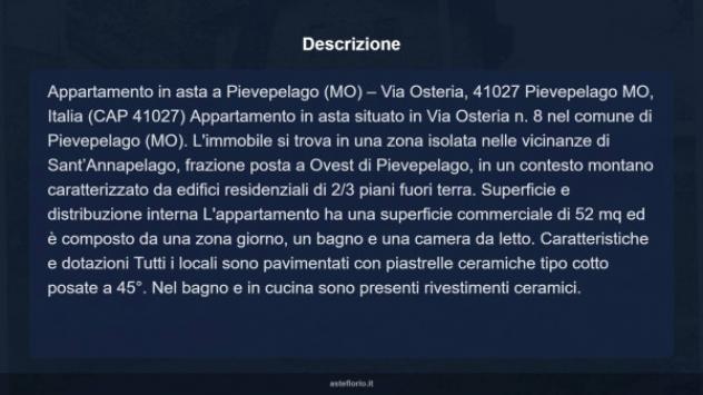 Immobile in asta di 52 m² in vendita a Pievepelago - Foto 18