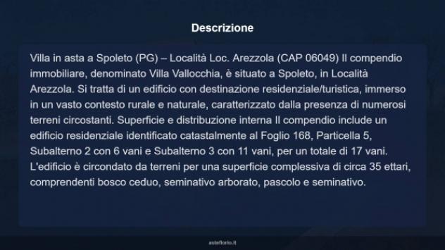 Immobile in asta di 350000 m² con più di 5 locali in vendita a Spoleto - Foto 5