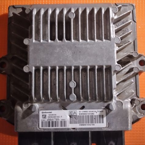 CENTRALINA MOTORE PEUGEOT CITROEN Siemens Sid803a 5ws40615c-t Sw9665100380