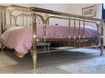 Struttura letto matrimoniale in ottone