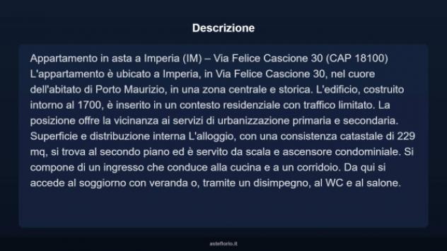 Immobile in asta di 229 m² in vendita a Imperia - Foto 3