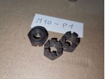 Dado a castello intagliato corona 10X1 ruota frizione M10 P1