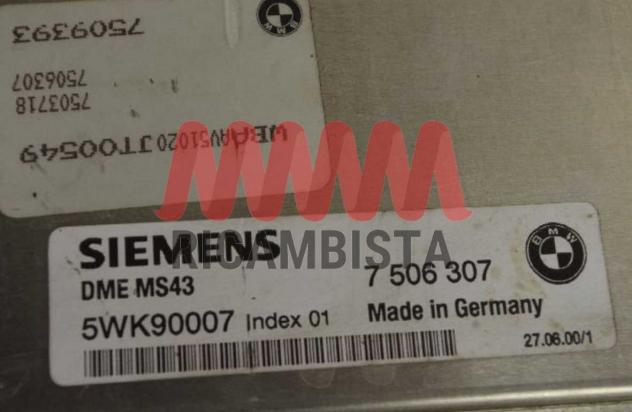 5WK90007 BMW 330i centralina motore Siemens - Foto 2