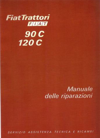 Manuali per trattore Fiat 90 C e 120 C