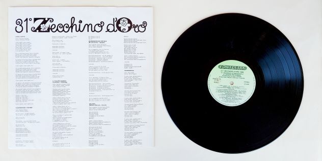 Vinile 31° Zecchino D'Oro-14°Rassegna Internazionale Di Canzoni x Bambini,1988 - Foto 3