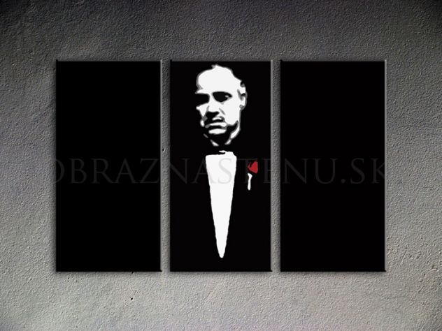 Quadro Il Padrino dipinto a mano Pop Art