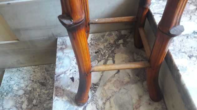 Poggiavasi in legno lavorato - Foto 2