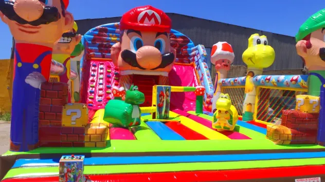 Gioco gonfiabili per bambine per luna park, parchi gioco, ludoteche e sale festa