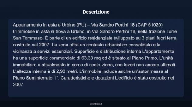 Immobile in asta di 63 m², box auto in vendita a Urbino - Foto 18