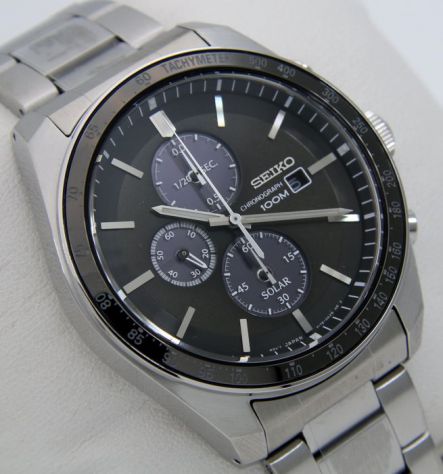 SEIKO SOLAR CRONOGRAPH NUOVO IN SCATOLA - Foto 5