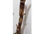 Scultura e opera d'arte in legno firmata