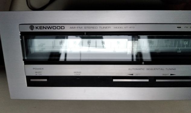 Kenwood KT-413 tuner sintonizzatore AM/FM stereo sintonia motorizzata - Foto 4