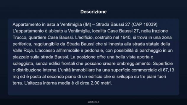 Immobile in asta di 67 m² in vendita a Ventimiglia - Foto 4
