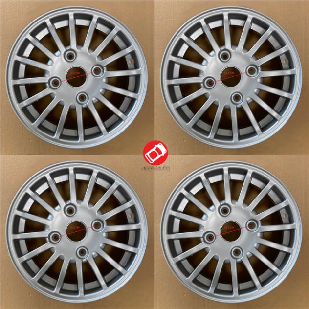 KIT 4 PEZZI CERCHIO IN LEGA 13 AIXAM 500 MINIVAN A.721 741 751 SCOUTY GT