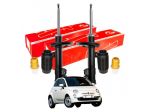 Kit 2 Ammortizzatori Anteriori Speed 2 Tamponi Paracolpo per Fiat 500 e 500 C