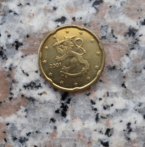 MONETA DA 20 CENTESIMI FINLANDIA IN FIOR DI CONIO DEL 2001 MAI CIRCOLATO - - Foto 2