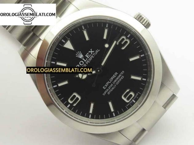 Replica Rolex EXPLORER I 214270 CASSA E BRACCIALE INOX 904L BEST EDITION 39MM 1:1 SH3132 - Foto 3