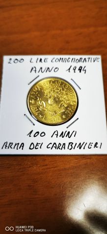 200 LIRE COMMEMORATIVE 100 ANNI ARMA DEI CARABINIERI