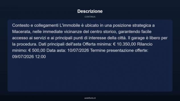 Immobile in asta di 22 m² in vendita a Macerata - Foto 4
