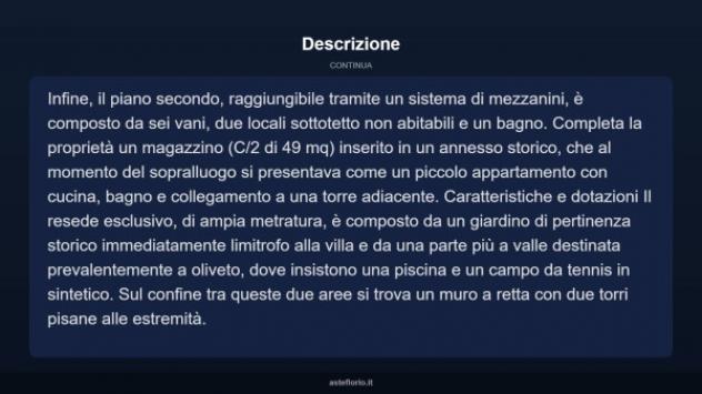 Immobile in asta di 1161 m² con più di 5 locali in vendita a Vecchiano - Foto 17