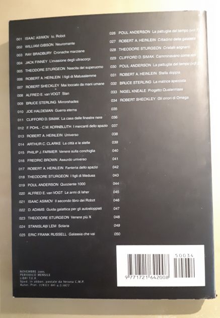 GLI ORRORI DI OMEGA, ROBERT SHECKLEY, 034 URANIA COLLEZIONE, 2005. - Foto 3