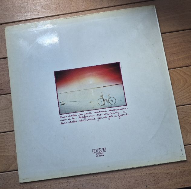 Lucio Dalla - Lucio DIsco Vinile 33 Giri Raro RCa 1981 - Foto 4