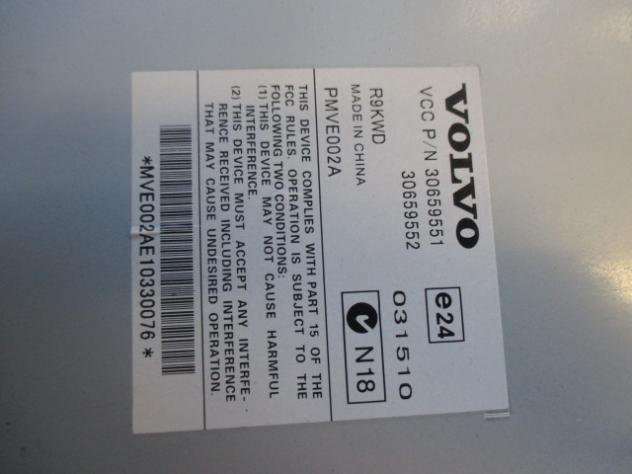 30659551 AMPLIFICATORE VOLVO V50 SW 1.6 D 84KW 6M 5P (2011) RICAMBIO USATO - Foto 2