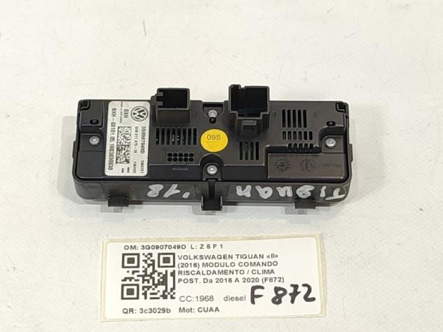 COMANDI CLIMA VOLKSWAGEN Tiguan Serie 3G0907049D CUAA (16) - Foto 2