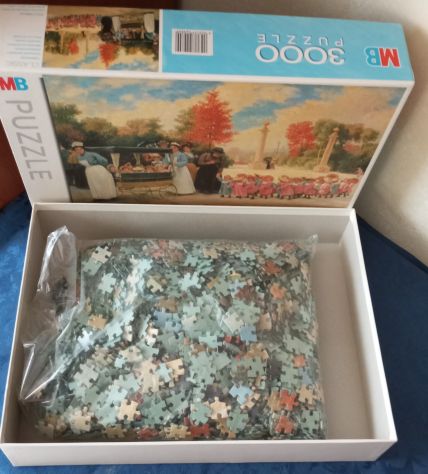 Puzzle MB da 3000 pezzi - La Promenade des enfants - Timoléon Marie Lobrichon - Foto 5