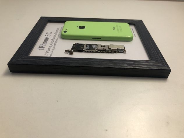 iPhone 5C Green A1532 Disassemblato e Incorniciato - Foto 4