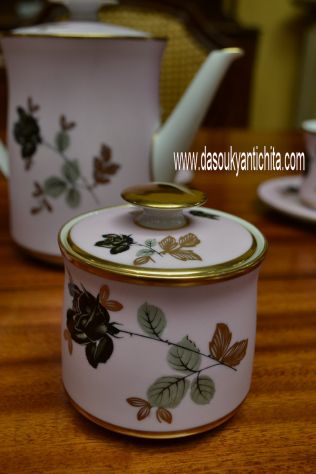 Servizio da caffè da sei in porcellana rosa di Sevres anni 50/60 - Foto 10