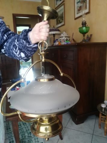 Lampadario con lume