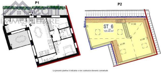 69 - A6_OP - 3 LOCALI CON 2 BALCONI E SOTTOTETTO - NUOVA "RESIDENZA LE CORTI" - Foto 2