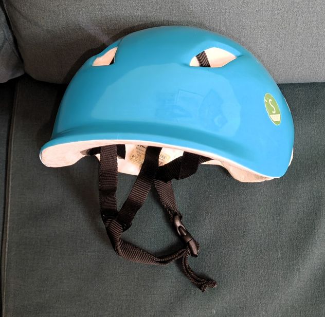 casco bici bambini B'Twin Decathlon taglia S blu - Foto 3
