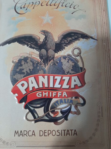 INSEGNA CAPPELLIFICIO PANIZZA TARGA IN RILIEVO - Foto 3