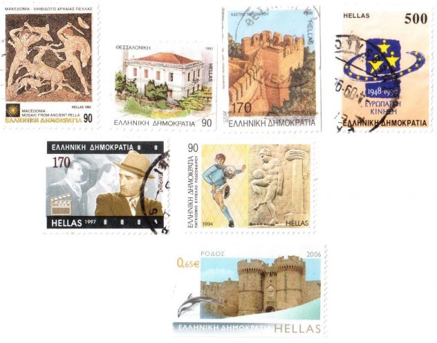 Francobolli da collezione Germania, Grecia, Portogallo &amp; Spagna - Foto 3