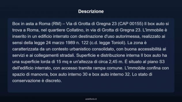 Immobile in asta di 15 m² in vendita a Roma - Foto 4