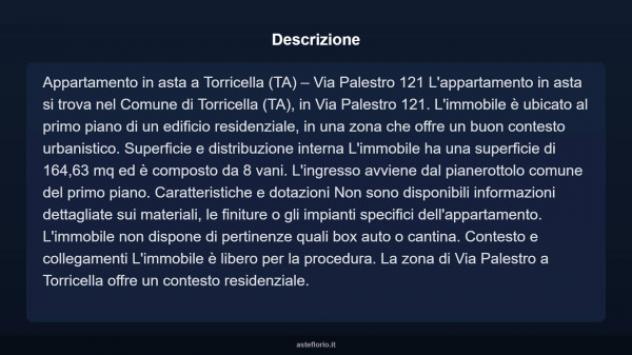 Immobile in asta di 164 m² con più di 5 locali in vendita a Torricella - Foto 3