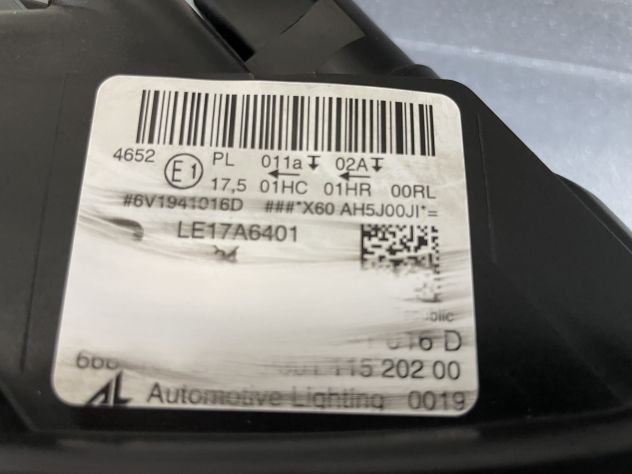 RICAMBI SKODA FABIA 3 FACELIFT LED FANALI ANTERIORI - Foto 4