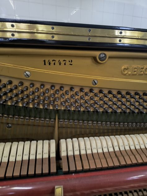 Pianoforte Bechstein Concert 8 tedesco con trasporto e panca inclusi - Foto 4