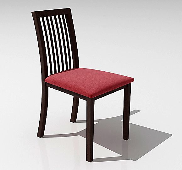 SEDIA IN LEGNO WENGE' (NUOVO)