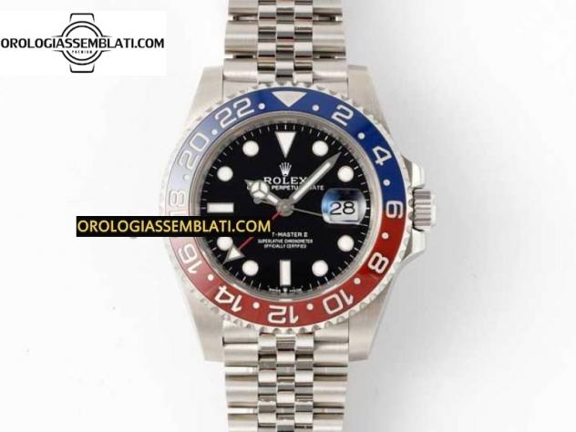 Rolex Replica GMT-MASTER II 126710 BLU/ROSSO CERAMICA 904L 1:1 MIGLIOR EDIZIONE SUL BRACCIALE JUBILEE SH3285