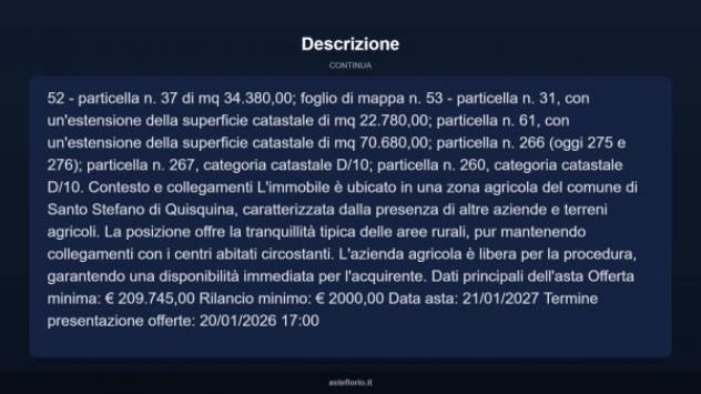 Immobile in asta di 32979 m² in vendita a Santorso - Foto 4