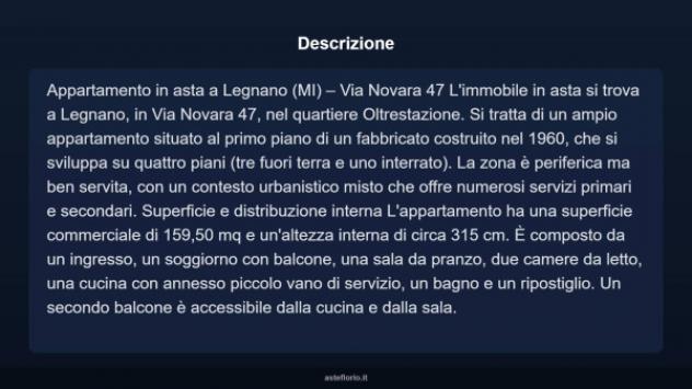 Immobile in asta di 159 m² con più di 5 locali in vendita a Legnano - Foto 10